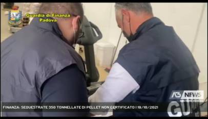 PADOVA | FINANZA: SEQUESTRATE 350 TONNELLATE DI PELLET NON CERTIFICATO