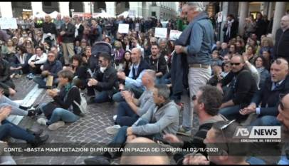 TREVISO | CONTE: «BASTA MANIFESTAZIONI DI PROTESTA IN PIAZZA DEI SIGNORI »