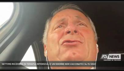 TREVISO | SETTIMO RICOVERO IN TERAPIA INTENSIVA: E' UN 50ENNE NON VACCINATO