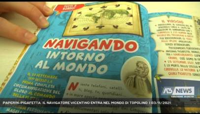 VICENZA | PAPERIN-PIGAFETTA: IL NAVIGATORE VICENTINO ENTRA NEL MONDO DI TOPOLINO