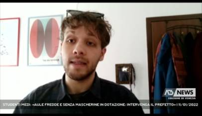 VENEZIA | STUDENTI MEDI: «AULE FREDDE E SENZA MASCHERINE IN DOTAZIONE: INTERVENGA IL PREFETTO»
