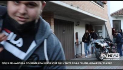 SAN DONA' DI PIAVE | RISCHI DELLA DROGA: STUDENTI GIRANO UNO SPOT CON L’AIUTO DELLA POLIZIA LOCALE