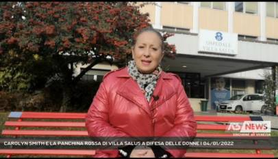 MESTRE | CAROLYN SMITH E LA PANCHINA ROSSA DI VILLA SALUS A DIFESA DELLE DONNE