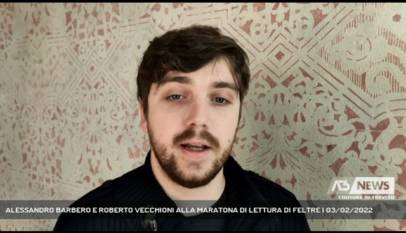 FELTRE | ALESSANDRO BARBERO E ROBERTO VECCHIONI ALLA MARATONA DI LETTURA DI FELTRE