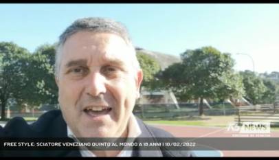 VENEZIA | FREE STYLE: SCIATORE VENEZIANO QUINTO AL MONDO A 18 ANNI