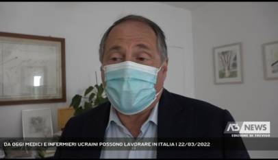 TREVISO | DA OGGI MEDICI E INFERMIERI UCRAINI POSSONO LAVORARE IN ITALIA