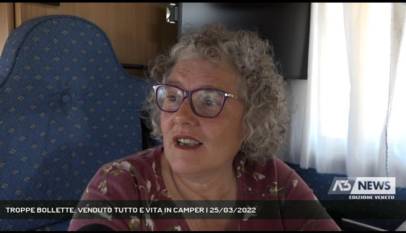 MONTEBELLUNA | TROPPE BOLLETTE: VENDUTO TUTTO E VITA IN CAMPER