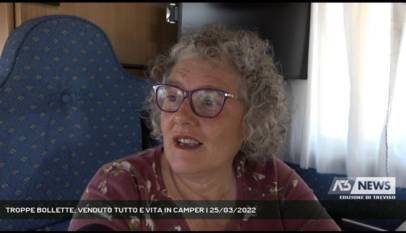 MONTEBELLUNA | TROPPE BOLLETTE: VENDUTO TUTTO E VITA IN CAMPER