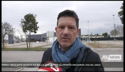 SPRESIANO | SPRAY URTICANTE IN PISTA DA BALLO