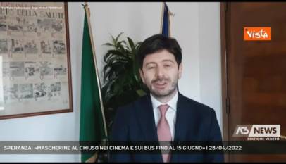 VENEZIA | SPERANZA: «MASCHERINE AL CHIUSO NEI CINEMA E SUI BUS FINO AL 15 GIUGNO»