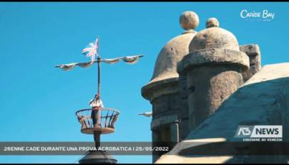 JESOLO | 26ENNE CADE DURANTE UNA PROVA ACROBATICA