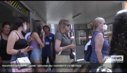 VENEZIA | TRASPORTI SOTTO PRESSIONE: 'SERVONO PIU' VAPORETTI'