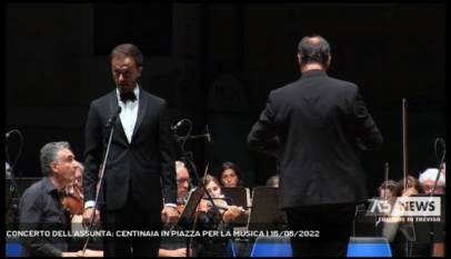 TREVISO | CONCERTO DELL'ASSUNTA: CENTINAIA IN PIAZZA PER LA MUSICA
