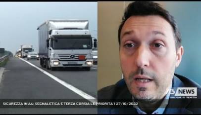 TREVISO | SICUREZZA IN A4: SEGNALETICA E TERZA CORSIA LE PRIORITA'