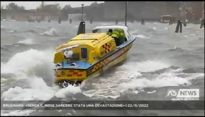 VENEZIA | BRUGNARO: «SENZA IL MOSE SAREBBE STATA UNA DEVASTAZIONE»