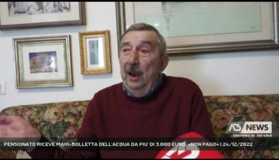 TREVISO | PENSIONATO RICEVE MAXI-BOLLETTA DELL'ACQUA DA PIU' DI 3.000 EURO: «NON PAGO»