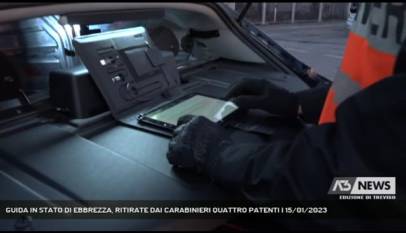 TREVISO | GUIDA IN STATO DI EBBREZZA