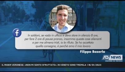 VENEZIA | IL RIDER VERONESE: «NON MI SENTO SFRUTTATO». IN VENETO SONO TREMILA