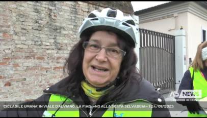 TREVISO | 'CICLABILE UMANA' IN VIALE D'ALVIANO